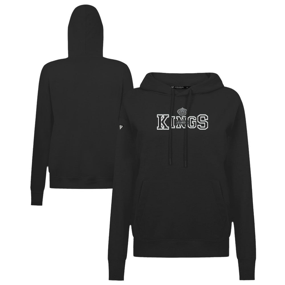 NHL Los Angeles Kings Levelwear Women's Adorn Journey Pullover Hoodie - Black