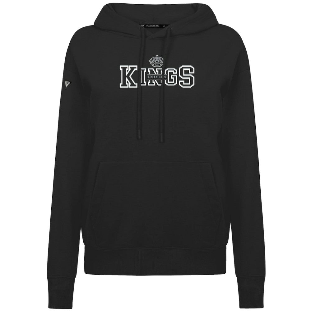 NHL Los Angeles Kings Levelwear Women's Adorn Journey Pullover Hoodie - Black