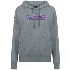 NHL New York Rangers Levelwear Women's Adorn Journey Pullover Hoodie - Gray