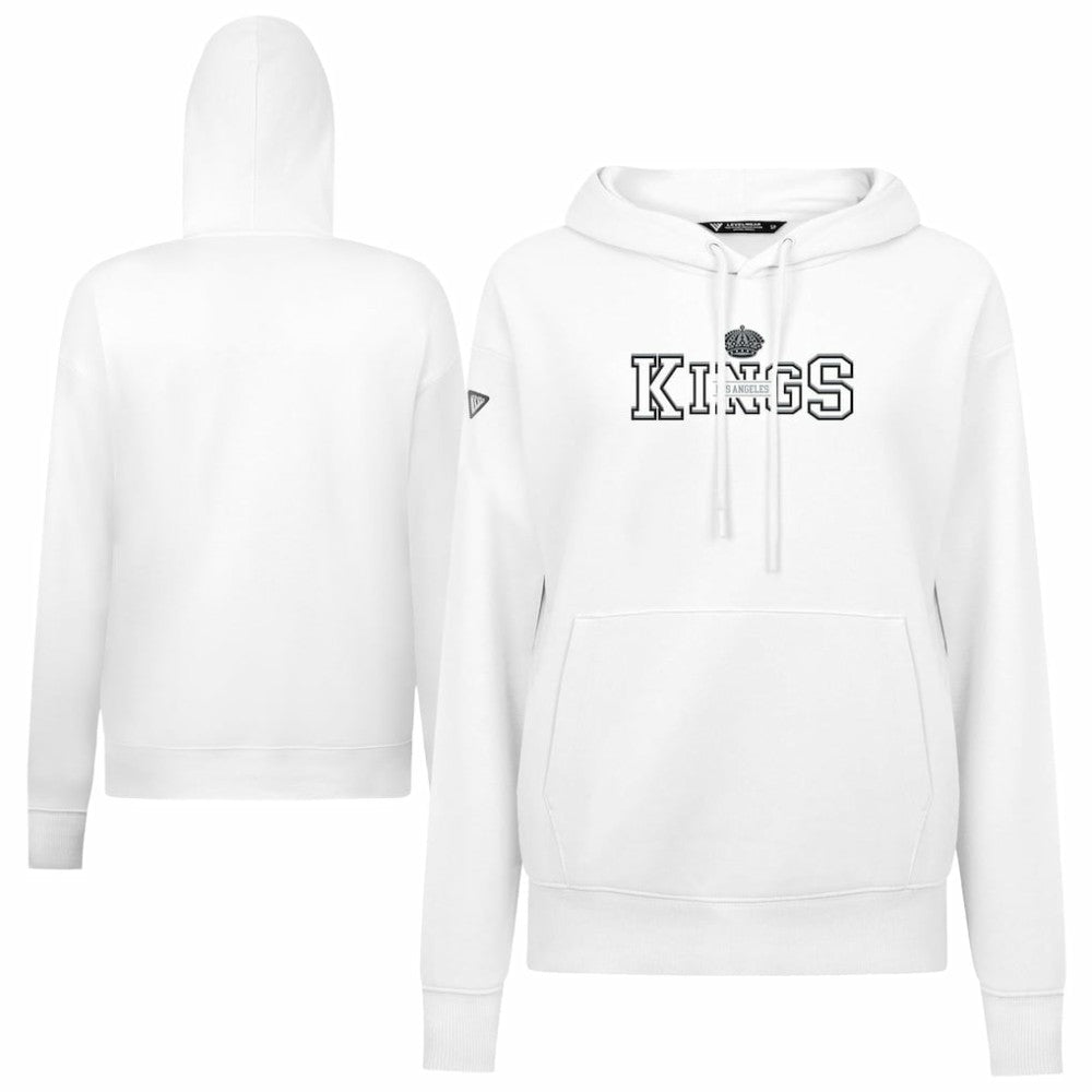 NHL Los Angeles Kings Levelwear Women's Adorn Journey Pullover Hoodie - White