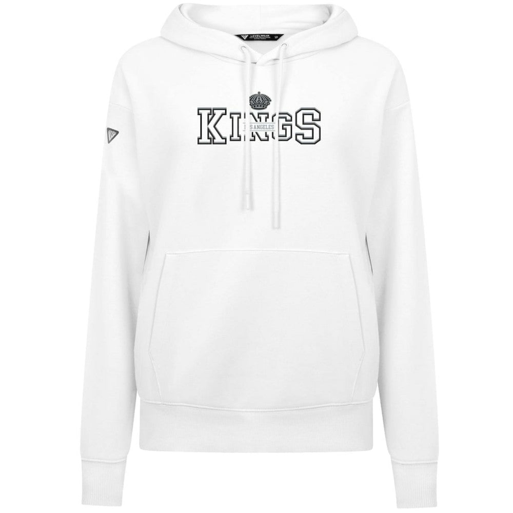 NHL Los Angeles Kings Levelwear Women's Adorn Journey Pullover Hoodie - White