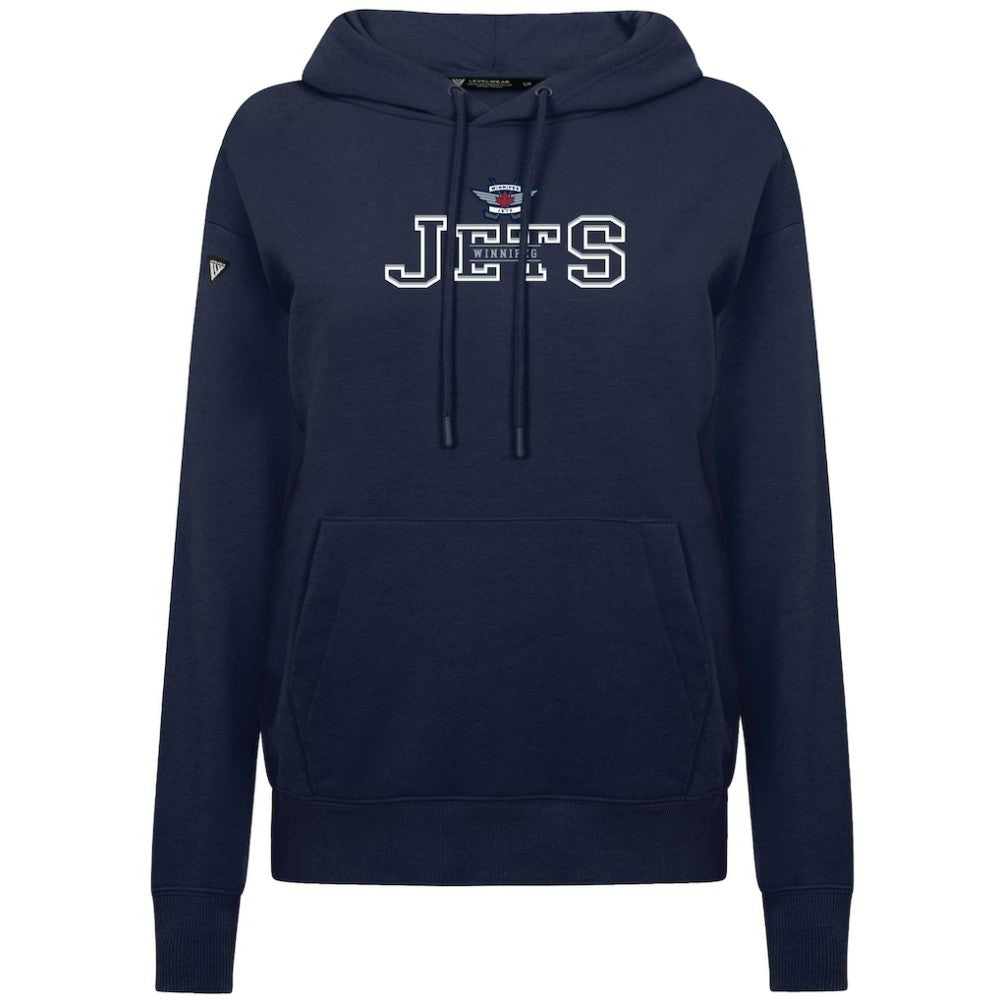 NHL Winnipeg Jets Levelwear Women's Adorn Journey Pullover Hoodie - Navy