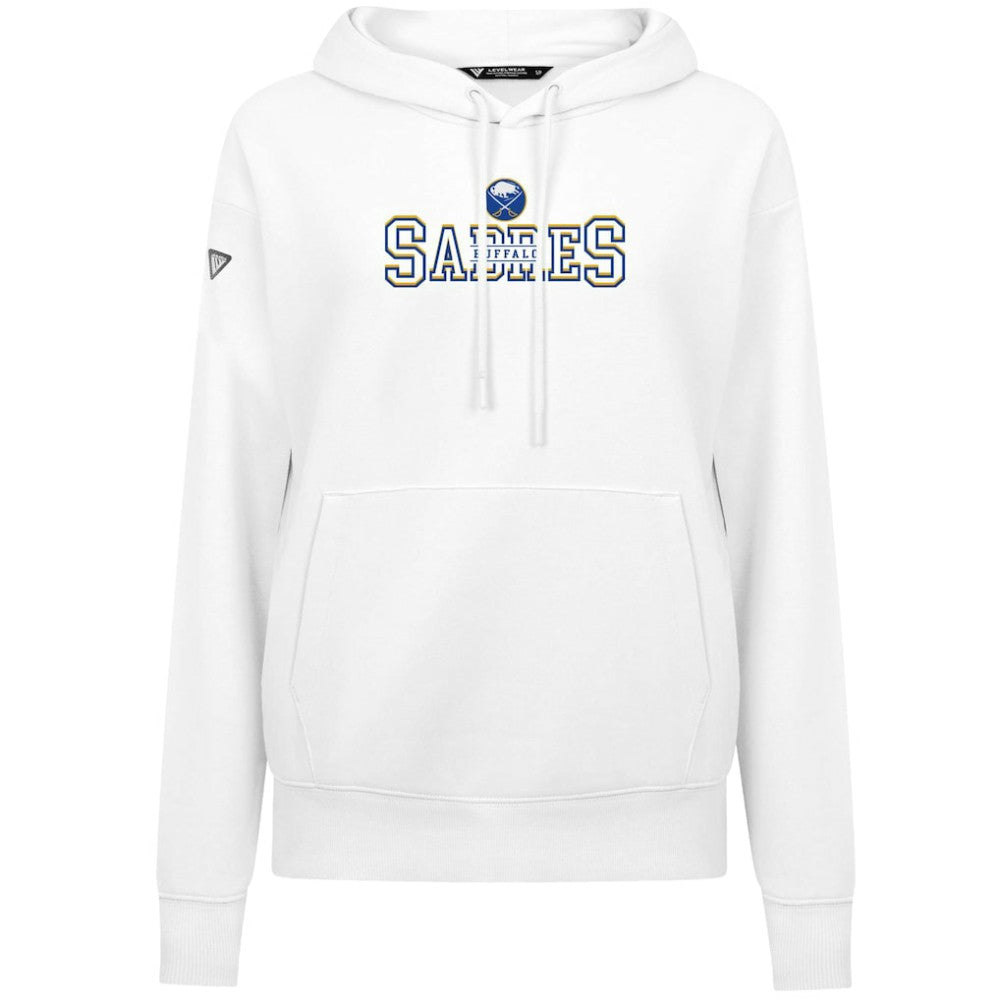 NHL Buffalo Sabres Levelwear Women's Adorn Journey Pullover Hoodie - White