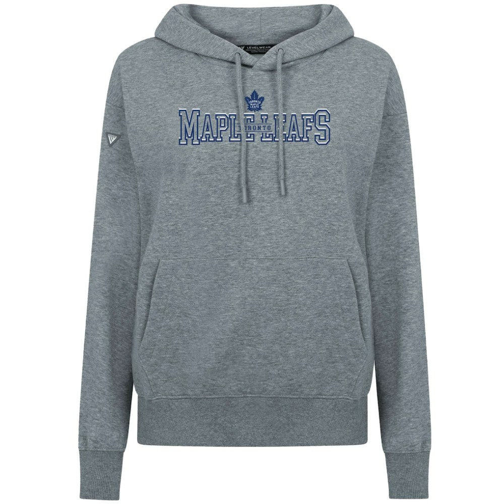 NHL Toronto Maple Leafs Levelwear Women's Adorn Journey Pullover Hoodie - Gray