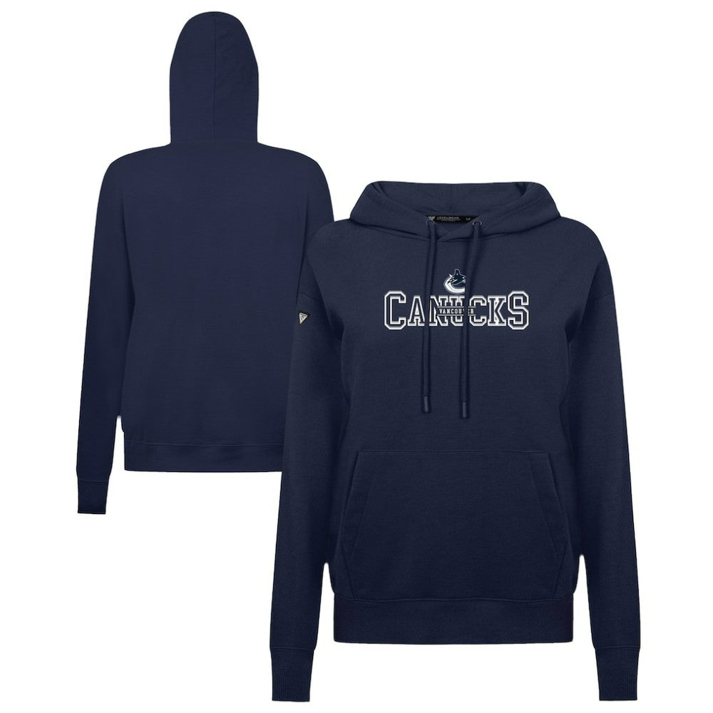 NHL Vancouver Canucks Levelwear Women's Adorn Journey Pullover Hoodie - Navy