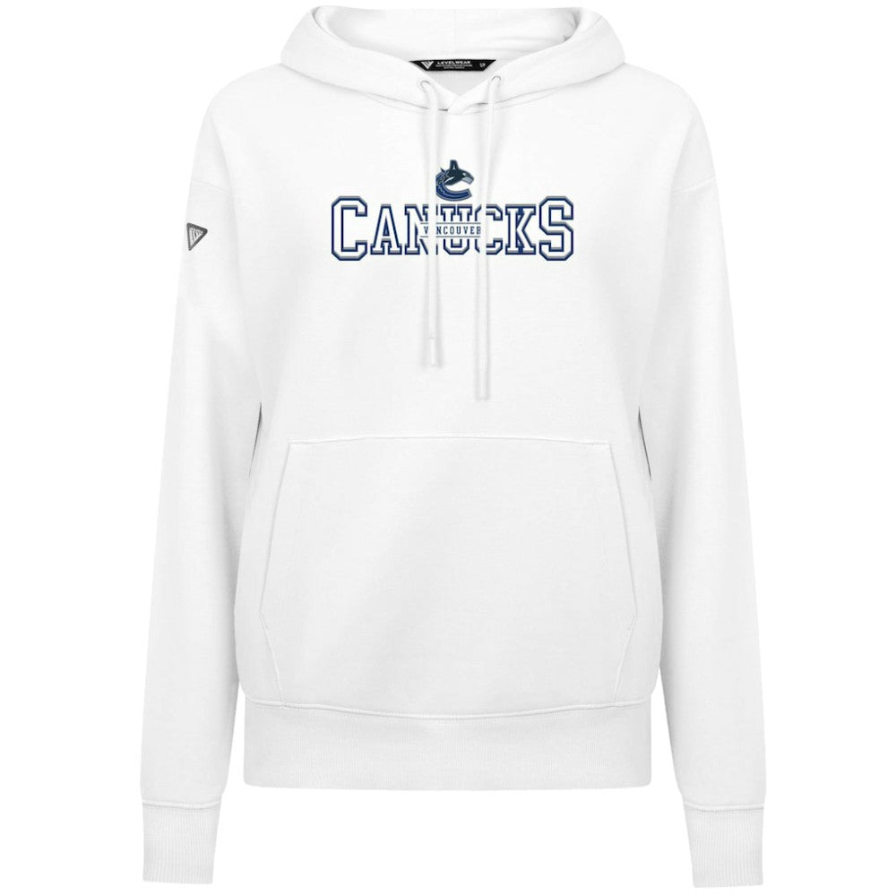 NHL Vancouver Canucks Levelwear Women's Adorn Journey Pullover Hoodie - White