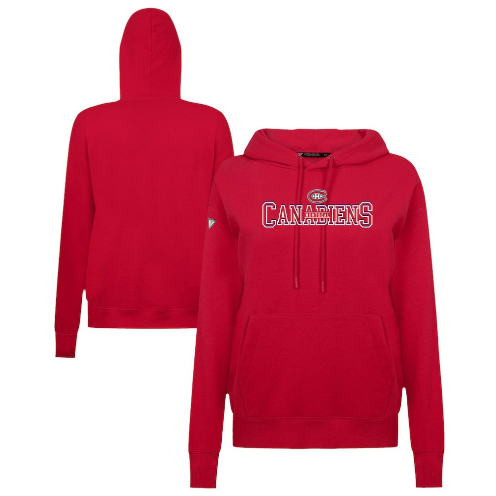 NHL Montreal Canadiens Levelwear Women's Adorn Journey Pullover Hoodie - Red