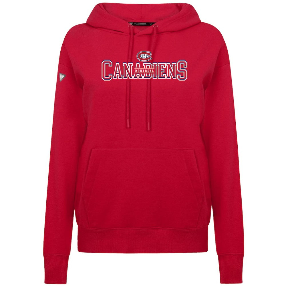 NHL Montreal Canadiens Levelwear Women's Adorn Journey Pullover Hoodie - Red
