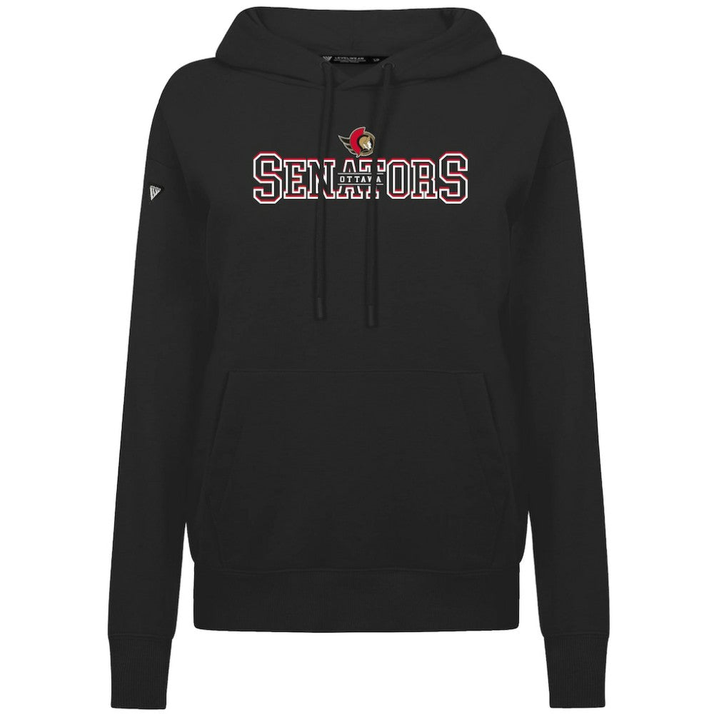 NHL Ottawa Senators Levelwear Women's Adorn Journey Pullover Hoodie - Black
