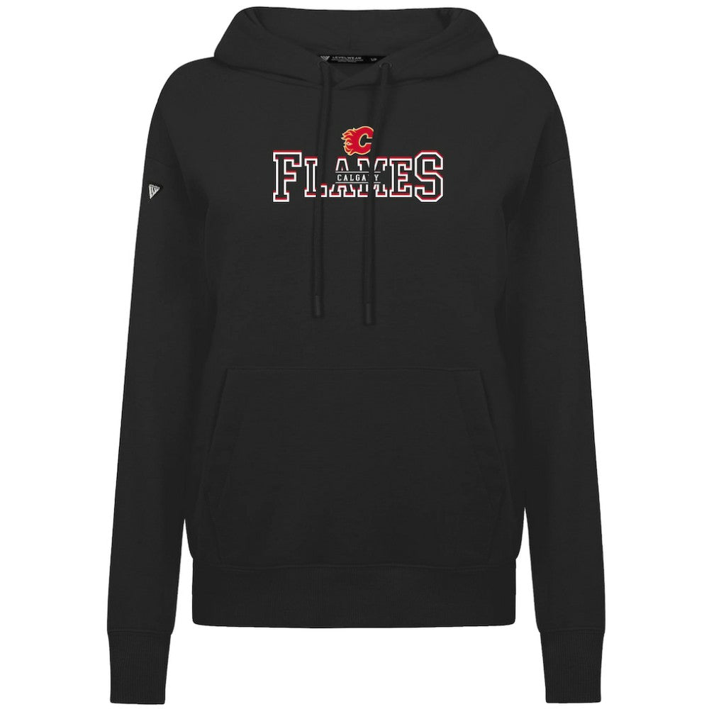 NHL Calgary Flames Levelwear Women's Adorn Journey Pullover Hoodie - Black