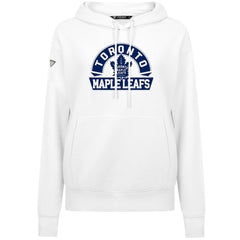NHL Toronto Maple Leafs Levelwear Women's Adorn Banner Arch Pullover Hoodie - White