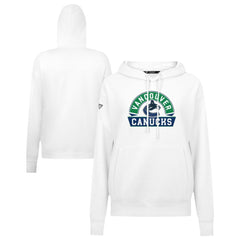 NHL Vancouver Canucks Levelwear Women's Adorn Banner Arch Pullover Hoodie - White