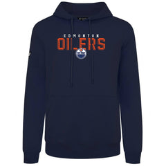 NHL Edmonton Oilers Levelwear Podium Carve Pullover Hoodie - Navy