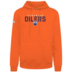 NHL Edmonton Oilers Levelwear Podium Carve Pullover Hoodie - Orange