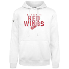 NHL Detroit Red Wings Levelwear Podium Carve Pullover Hoodie - White