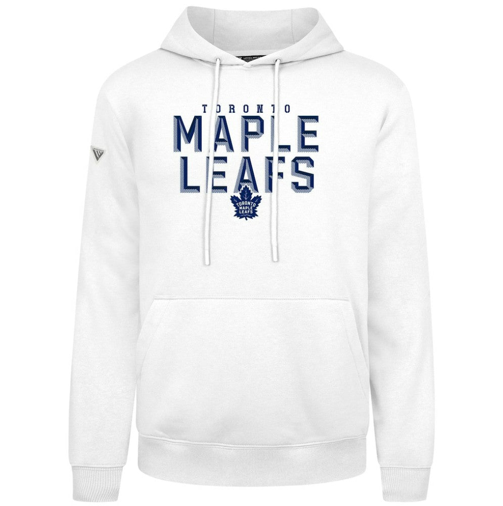 NHL Toronto Maple Leafs Levelwear Podium Carve Pullover Hoodie - White