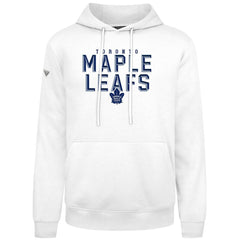 NHL Toronto Maple Leafs Levelwear Podium Carve Pullover Hoodie - White
