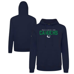 NHL Vancouver Canucks Levelwear Podium Carve Pullover Hoodie - Navy
