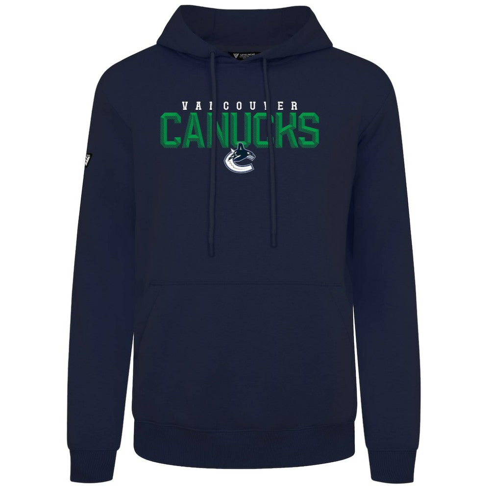 NHL Vancouver Canucks Levelwear Podium Carve Pullover Hoodie - Navy