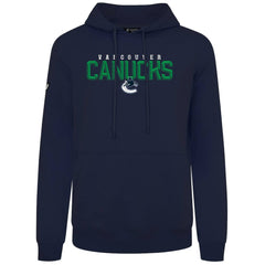 NHL Vancouver Canucks Levelwear Podium Carve Pullover Hoodie - Navy