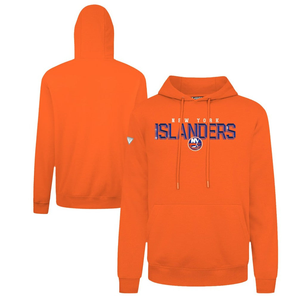 NHL New York Islanders Levelwear Podium Carve Pullover Hoodie - Orange