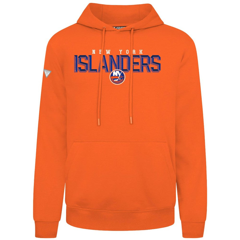 NHL New York Islanders Levelwear Podium Carve Pullover Hoodie - Orange