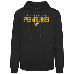NHL Pittsburgh Penguins Levelwear Podium Carve Pullover Hoodie - Black