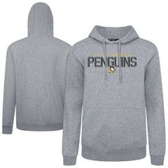 NHL Pittsburgh Penguins Levelwear Podium Carve Pullover Hoodie - Gray