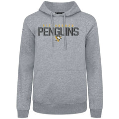 NHL Pittsburgh Penguins Levelwear Podium Carve Pullover Hoodie - Gray