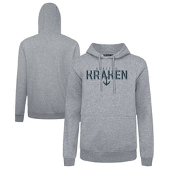NHL Seattle Kraken Levelwear Podium Carve Pullover Hoodie - Gray