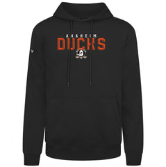 NHL Anaheim Ducks Levelwear Podium Carve Pullover Hoodie - Black