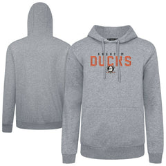 NHL Anaheim Ducks Levelwear Podium Carve Pullover Hoodie - Gray