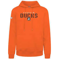 NHL Anaheim Ducks Levelwear Podium Carve Pullover Hoodie - Orange