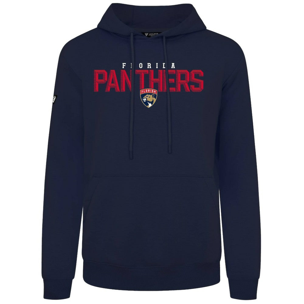 NHL Florida Panthers Levelwear Podium Carve Pullover Hoodie - Navy