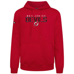 NHL New Jersey Devils Levelwear Podium Carve Pullover Hoodie - Red