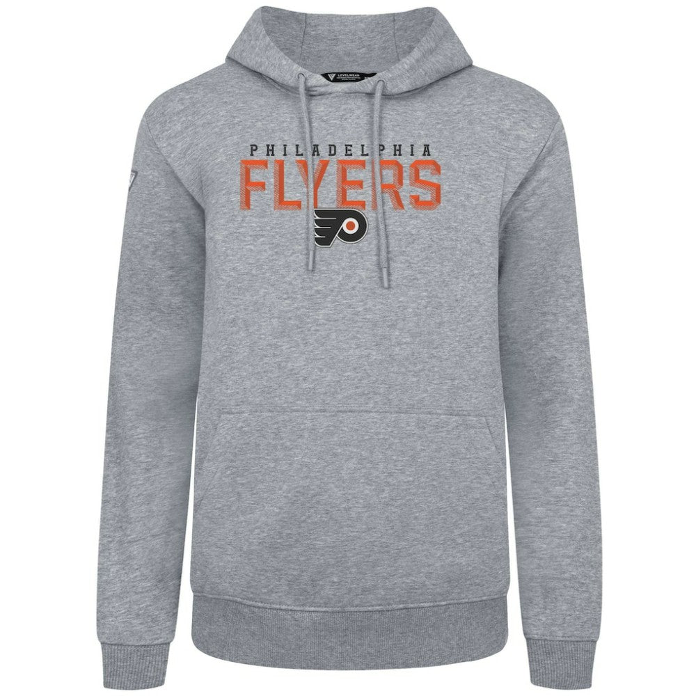 NHL Philadelphia Flyers Levelwear Podium Carve Pullover Hoodie - Gray
