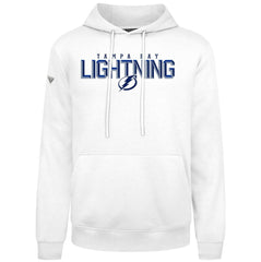 NHL Tampa Bay Lightning Levelwear Podium Carve Pullover Hoodie - White