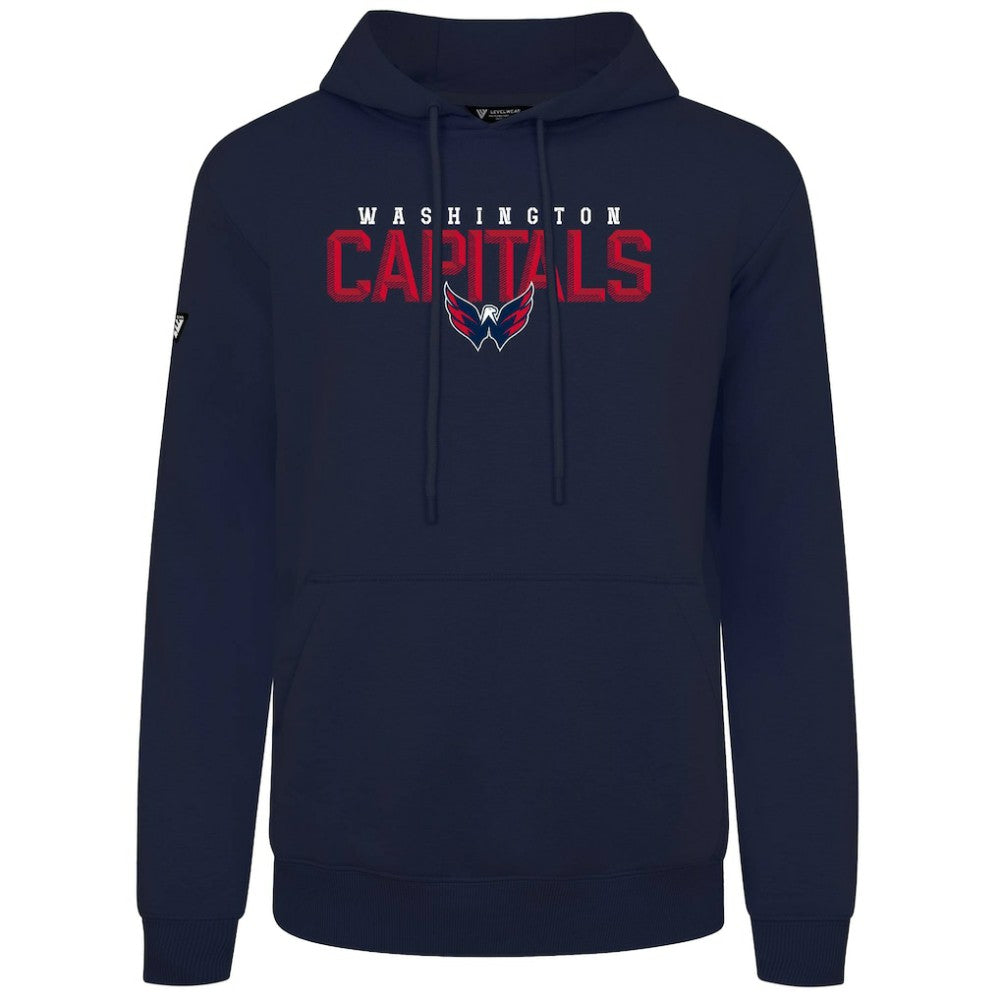 NHL Washington Capitals Levelwear Podium Carve Pullover Hoodie - Navy
