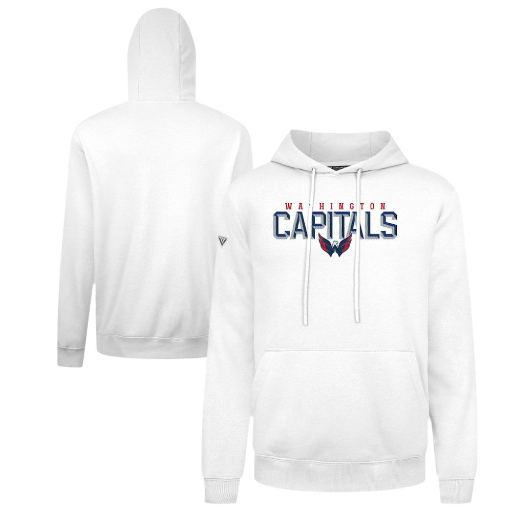 NHL Washington Capitals Levelwear Podium Carve Pullover Hoodie - White