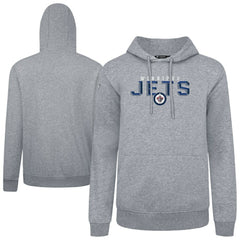 NHL Winnipeg Jets Levelwear Podium Carve Pullover Hoodie - Gray