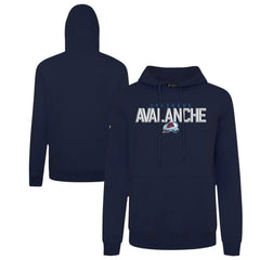 NHL Colorado Avalanche Levelwear Podium Carve Pullover Hoodie - Navy