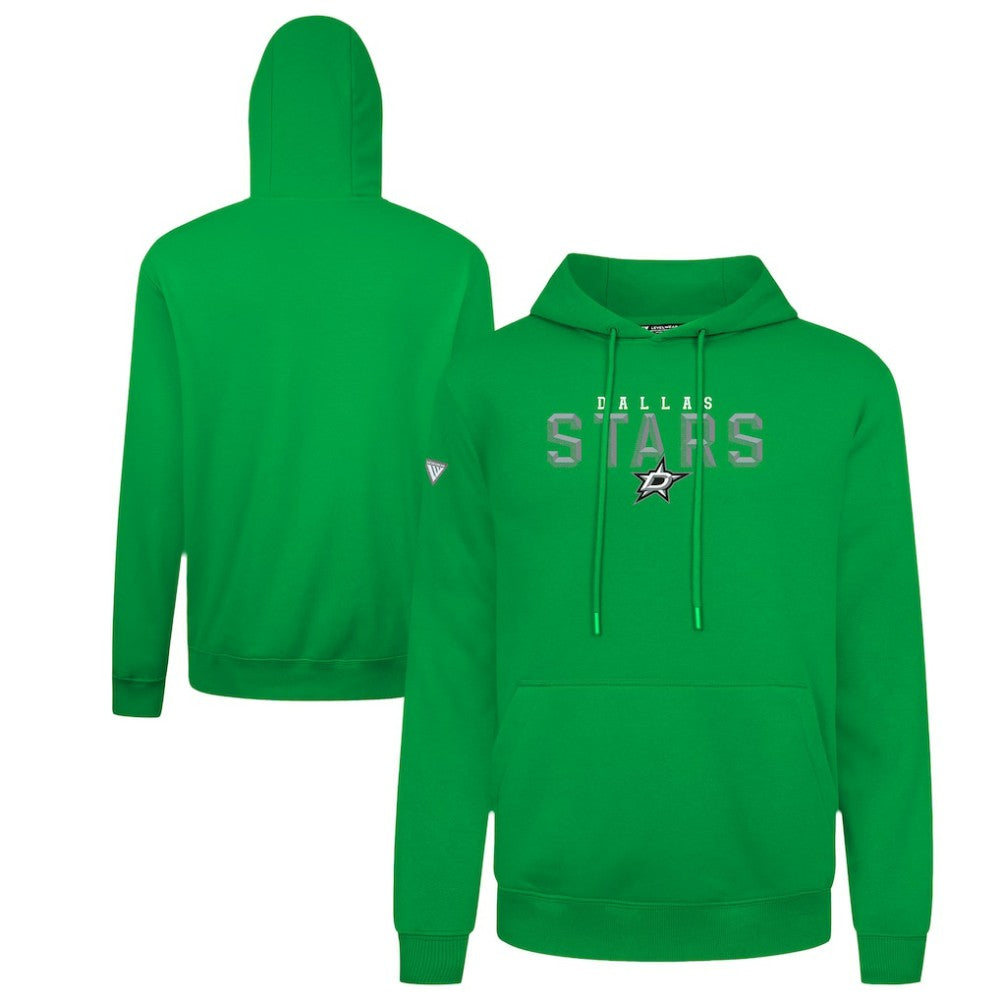 NHL Dallas Stars Levelwear Podium Carve Pullover Hoodie - Green