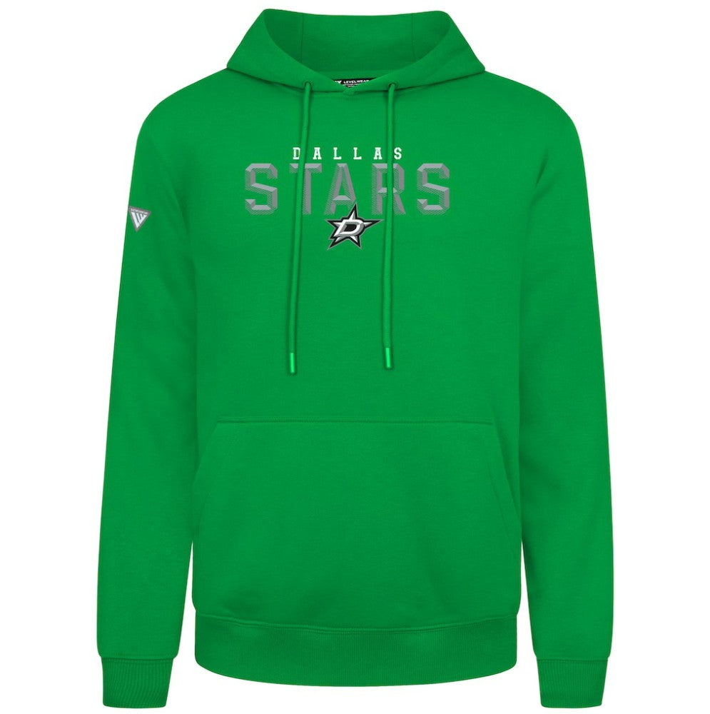 NHL Dallas Stars Levelwear Podium Carve Pullover Hoodie - Green