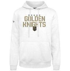 NHL Vegas Golden Knights Levelwear Podium Carve Pullover Hoodie - White