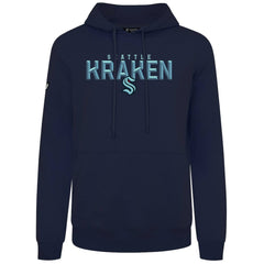 NHL Seattle Kraken Levelwear Podium Carve Pullover Hoodie - Navy