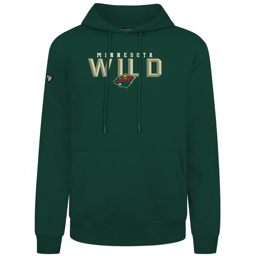 NHL Minnesota Wild Levelwear Podium Carve Pullover Hoodie - Green