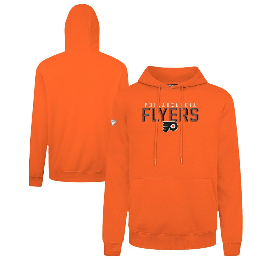 NHL Philadelphia Flyers Levelwear Podium Carve Pullover Hoodie - Orange