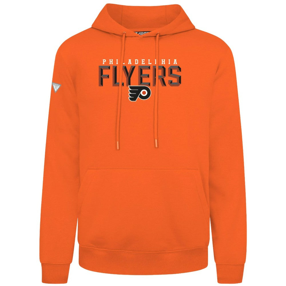 NHL Philadelphia Flyers Levelwear Podium Carve Pullover Hoodie - Orange