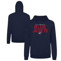 NHL Columbus Blue Jackets Levelwear Podium Carve Pullover Hoodie - Navy
