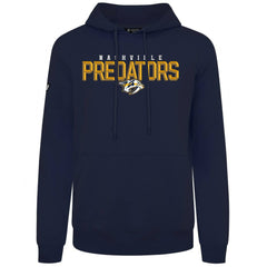 NHL Nashville Predators Levelwear Podium Carve Pullover Hoodie - Navy